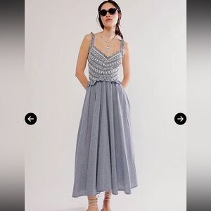 Tach Victoria Gingham Midi Dress